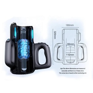 Capacité sexuelle masculine Augmentation rapide et rétractable Dispositif de temporisation de la succion Support pour téléphone Sexy Girl Blow Job Masturbation Cup - Product Image 5