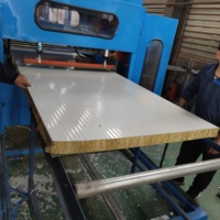 Machine à panneaux de toit sandwich en polyuréthane Pu Ligne de production de panneaux de porte sectionnelle Pir Pur Machine à panneaux sandwich