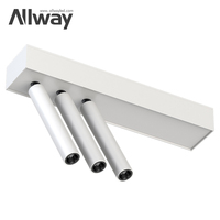 Éclairage sur rail à angle réglable en aluminium à dissipation thermique efficace Éclairage sur rail LED d'intérieur pour bureau
