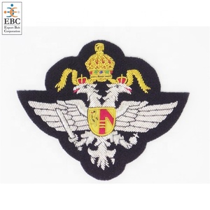 Patchs brodés à la main en fil d'or OEM avec motif floral, tissu en feutre de haute qualité pour chapeaux et vêtements - Product Image 6