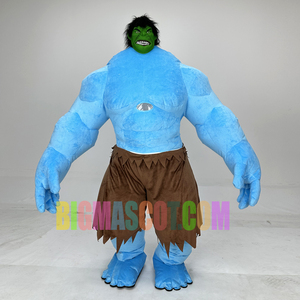 Disfraz de Mascota Inflable de <span class=keywords><strong>Hulk</strong></span> Personalizado, Disfraz de Monstruo Azul para Adultos, para Fiestas de Halloween - Product Image 1