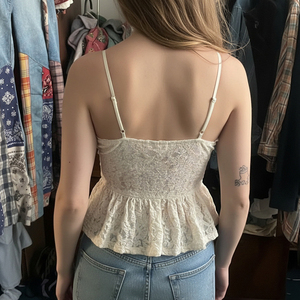 Camisola de Moda para Mujer, Nueva Colección al por Mayor, con Encaje, Lazo, Parches, Cuello en V y Dobladillo Holgado - Product Image 3