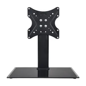 Per 14-32 "TV desk Stand supporto Universale Da Tavolo TV Stand Piedistallo TV monitor LCD di base