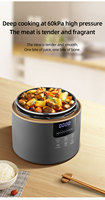Penanak Nasi Listrik Multifungsi Slow Cooker Tekanan Tinggi Peralatan Dapur 4L Bersertifikasi CB