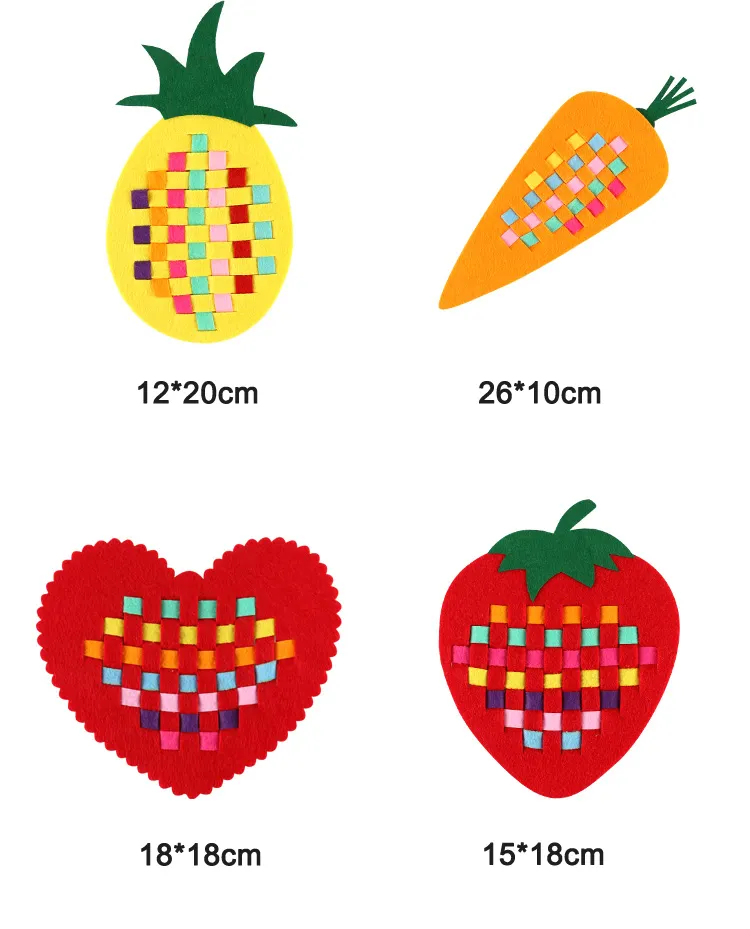 Jardín Manual Diy tejer paño de Aprendizaje Temprano juguetes Montessori enseñanza de matemáticas Juguetes