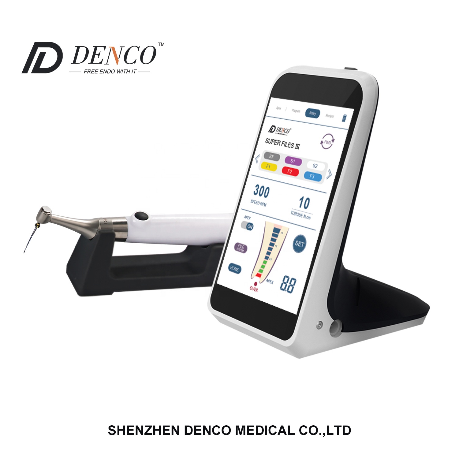 Денко стоматологическое оборудование Эндо Мотор с Апекслокатор E-MATE-PAD новый продукт стоматологический инструмент устройства ENDO машина