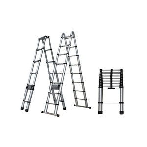 Escalera de <span class=keywords><strong>lidl</strong></span> telescópica de aluminio multiusos de marco A portátil - Product Image 1