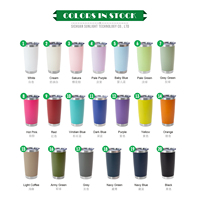 Gobelet Isotherme Personnalisé Vente en Gros et en Vrac Tasse à Boire Personnalisée Chaud et Froid 20oz Gobelet en Acier Inoxydable Tasse Blanche pour Impression