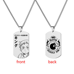 Anime los siete pecados capitales collar Meliodas colgante Halloween hombre mujer Cosplay accesorio regalos - Product Image 4