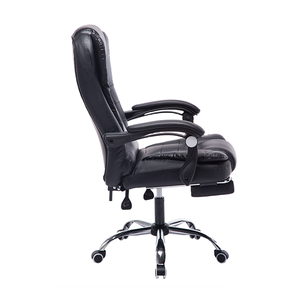 Chaise de jeu ergonomique en cuir noir réglable Matériau PVC Grand siège pivotant Design industriel Salle informatique <span class=keywords><strong>pas</strong></span> <span class=keywords><strong>cher</strong></span> Sillas <span class=keywords><strong>Gamer</strong></span> - Product Image 3