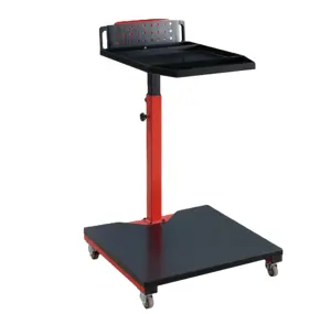 Foldable Tool Cart With One Tray Auto Maintenance Cart workbench on wheels tool trolley logo color customized multifunctional