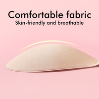Soutien-gorge adhésif en silicone respirant avec micro-trous d'aération, soutien-gorge sans dos pour usage quotidien, pasties réutilisables à retrait indolore
