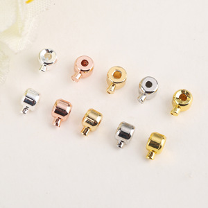 Hebilla de Posicionamiento para Joyería, Cierre de Alambre de Acero Redondo de 3.2mm, Componente para Fabricación de Joyería DIY, Acabado en Oro, Plata y Oro Rosa - Product Image 3