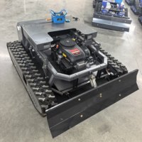 Robot tondeuse à gazon électrique télécommandé à essence avec GPS, robot déneigeur intelligent et robot tondeuse à gazon avec GPS