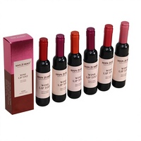 Gloss à lèvres teinté en forme de bouteille de vin - Laque longue tenue, anti-transfert, hydratant, couleur liquide pour les lèvres