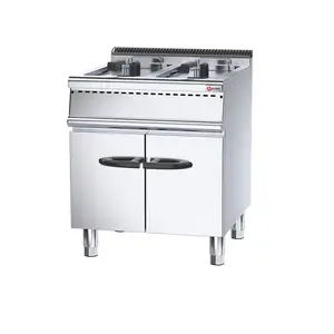 Restoran mutfak ekipmanları tavuk fritöz makinesi ticari gaz fritöz dolabı