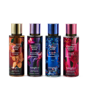 Spray Corpo SCENABELLA 250ML Fragranza Floreale e Fruttata Personalizzazione Grafica Logo Confezione Formato Regolare per Donne - Product Image 1