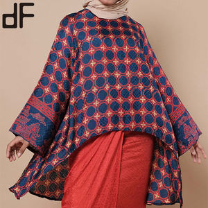 Costume islamique sur mesure, grande taille, style malaisien <span class=keywords><strong>Buju</strong></span> Kurung, design moderne, jupe pour femmes, Kebaya Baju Kurung en satin - Product Image 6