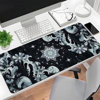 Tapis de Souris XXL 2026 LW à Design Coloré Imprimé, Grand Tapis de Bureau Gaming avec Bords Cousus, Tapis de Souris Anime, Tapis de Sublimation pour Gamers