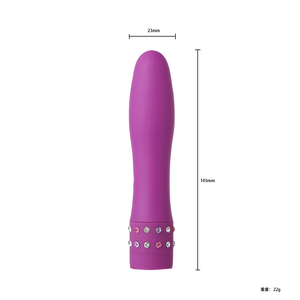 Weiblicher Multi Speed Vib rating Mini Love Taschen-Mini <span class=keywords><strong>vibrator</strong></span> mit Diamant dekoration - Product Image 5