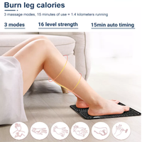Tapis de massage intelligent pour les jambes et les pieds, appareil électrique automatique, coussin de massage pour les pieds, circulation sanguine, masseur de pieds Ems