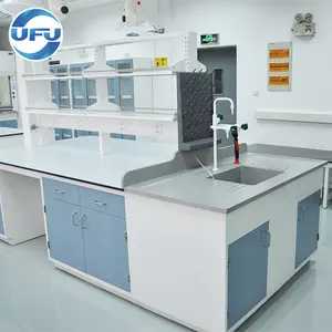 Banco moderno laboratório química Mobília laboratório Equipamento laboratório