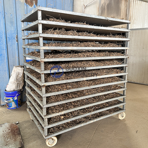 OEM intelligent <b>temperature</b>-<b>controlled</b> dryer food processing green bean drying 304 stainless steel tray drying equipment - Product Image 3