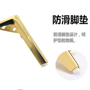 Trident Furniture Leg Iron Triangle Heavy Duty <b>Sofa</b> <b>Support</b> Modern Light Luxury Hardware - Product Image 2