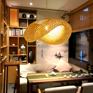 Luces de techo <span class=keywords><strong>son</strong></span> de rattan material nuevo diseño único en Vietnam de bambú lámpara de techo para la decoración - Product Image 2