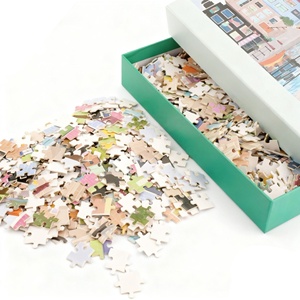 Fabricant sur mesure, vente en gros, faible MOQ, OEM, puzzles en sublimation, 500 à 1000 <span class=keywords><strong>pièces</strong></span> pour adultes et enfants - Product Image 2