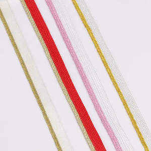 Factory Wholesale New Trendy Glow <b>Reflective</b> Piping Fabric Strip Edging Braid Trim Sew on Clothes - Product Image 5