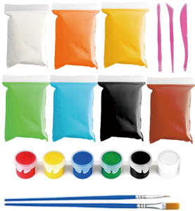 Kit de Arcilla Ultra Ligera para Manualidades: Set de Pintura en Lienzo 3D de Peces Tropicales, Arcilla Suave Educativa para Niños, Kit de Manualidades Hechas a Mano - Product Image 4