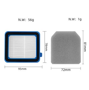 1 jeu de filtres HEPA pièces de rechange pour <span class=keywords><strong>aspirateur</strong></span> Electroluxs WQ61/WQ71/WQ81 pièces de rechange accessoires - Product Image 4