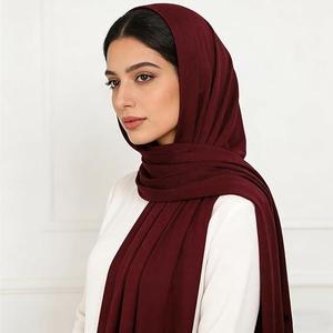Soft Modal Muslim Hijab 180×70cm Breathable Lightweight Multifunction <b>Scarf</b> - Product Image 1