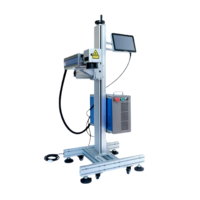 Machine de marquage laser à fibre refroidie par air de type volant 20W/30W haute précision AI/DWG/DST pour la gravure de numéros de lot et de dates d'expiration