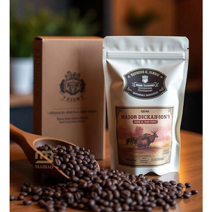 Sac de café arabe étanche à l'humidité personnalisé avec valve et fermeture à glissière fournisseurs de sac d'emballage de pochette de café debout refermable aux EAU - Product Image 4