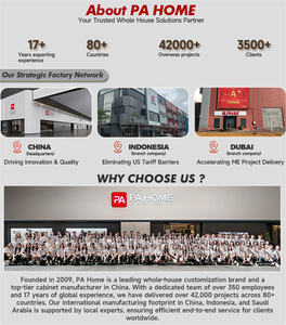 PA mdfモダンデザインモジュラーミラー引き戸ワードローブカスタムクローゼット - Product Image 3