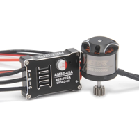 NeebRC AM32 45A Case ESC SM3.0 T Plug 2322 3500KV Motor Tanpa Sikat 1/12 RC Mobil Crawler Mainan MN99 MN168 MN78 MN82 Kit Peningkatan