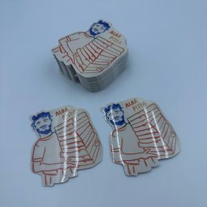 Autocollant PVC amusant 100x75mm, découpé sur mesure, pour emballage de gobelets, verres, bouteilles et boîtes de conservation, thème anime et dessin animé, faible MOQ - Product Image 3