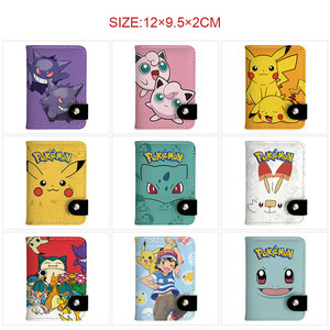 Printed Pu Short <b>Wallet</b> with Snap Closure Unisex <b>Card</b> <b>Holder</b> Characters Cartoon Design 12x9.5x2cm - Product Image 1