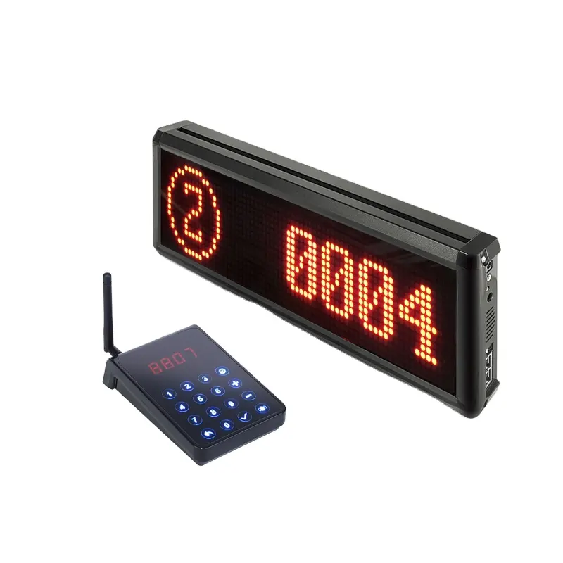 Hospital Queue Management Queuing System with LED Display Change Language Restaurant Wireless Queuing Calling System