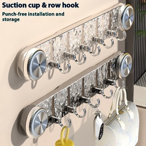 Qualitäts sicherung Rotierender Wasserwelligkeit-Entwässerung shaken Multifunktion ales Last lager Starker Saugnapf haken an der Wand - Product Image 3