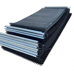 ตะแกรงสั่นสะเทือนแบบตาข่ายลวดสีดำทอ ป้องกันการกัดกร่อน พร้อมตะขอ สำหรับเหมืองถ่านหิน - Product Image 1