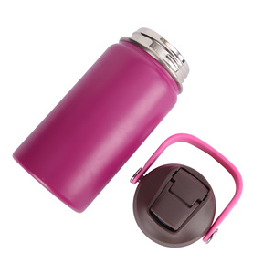 Botella de Agua Aislada al Vacío de Acero Inoxidable de 12oz con Logo Lindo, Vaso Térmico de Doble Pared con Popote para Niños, Escuela y Viajes - Product Image 2