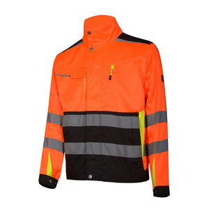 เสื้อแจ็คเก็ตสะท้อนแสงสีเหลืองแบบกำหนดเองสำหรับฤดูหนาว ชุดทำงานสองชิ้น - Product Image 3