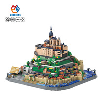 Wange 6233 Mont Saint-Michel – Blocs de construction créatifs, modèle éducatif en plastique, ensemble de jouets de construction, collection de jouets
