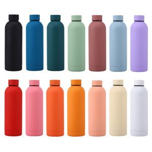 XX211 Wholesale 350ml 500ml 750ml 1L Drinking Metal Insulated <b>Double</b> <b>Wall</b> Stainless Steel Sports Water Bottle - Product Image 2