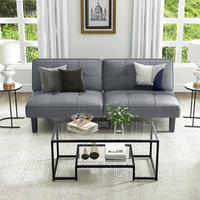 Meilleur canapé-lit moderne double fonction pliable avec revêtement en tissu pour appartement et hôtel
