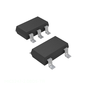 วงจรรวม MIC5247-2.0BD5-TR ชิปไอซี SOT 23 5 บาง, TSOT 23 5 ไอซีควบคุมแรงดันไฟฟ้าเชิงเส้น 2V 150mA TSOT23 5 ระบบจัดการพลังงาน (PMIC) - Product Image 1