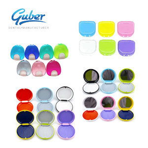 Nhà Máy guber vệ sinh răng miệng Nha Khoa aligner hộp mỏng aligner trường hợp trắng chỉnh nha lưu trường hợp với logo - Product Image 1